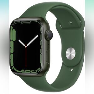 Apple Watch Series 7 41MM Black, includes green band open to offers